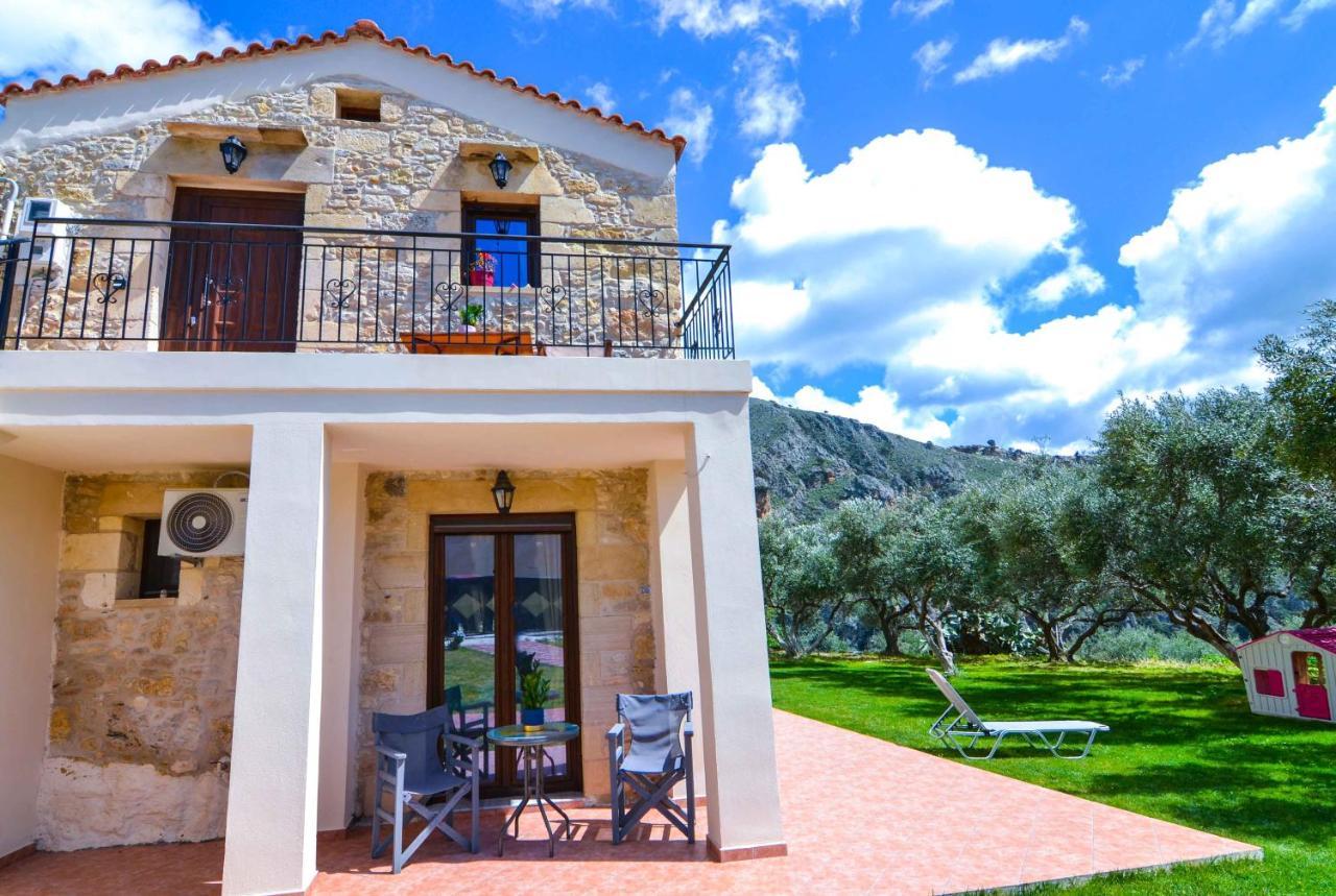 Villa Anastasia Luxe With Top Wifi, Bbq & Amazing Views Kíssamos Eksteriør billede