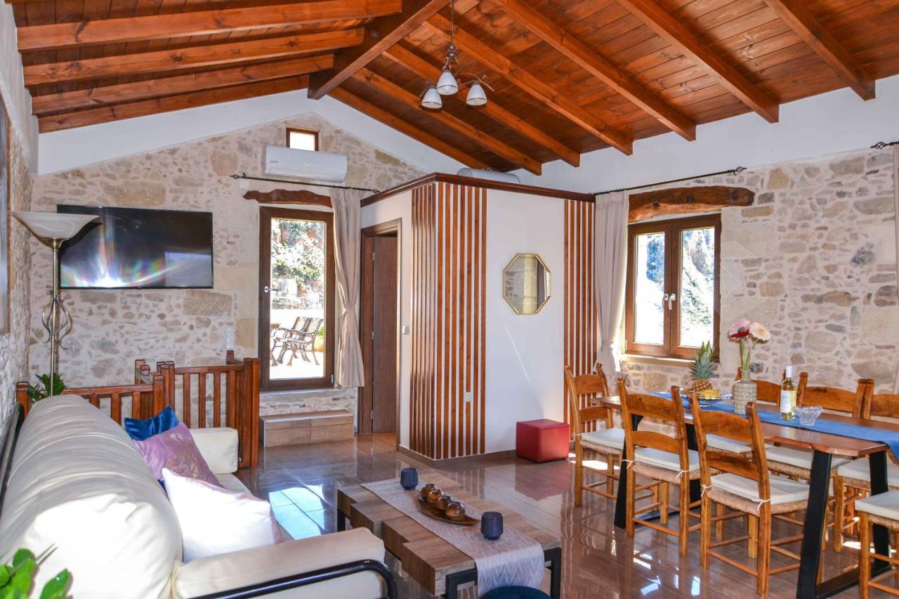 Villa Anastasia Luxe With Top Wifi, Bbq & Amazing Views Kíssamos Eksteriør billede